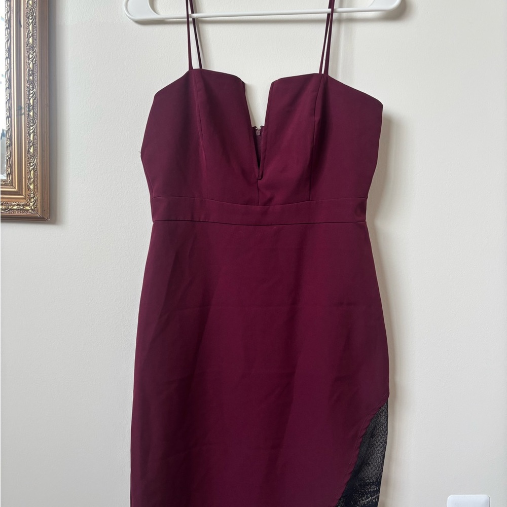 Charlotte Russe Burgundy Dress